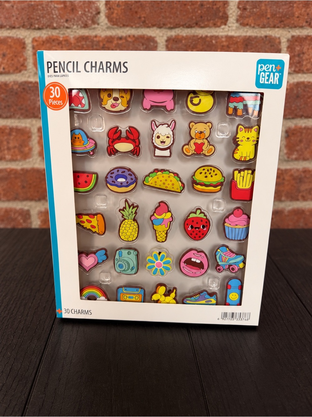 Kids Pencil Charms - Multicolor (30 Pieces)